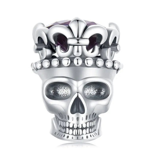 Pangama Jewelry Charm Halloween King Skull Charm