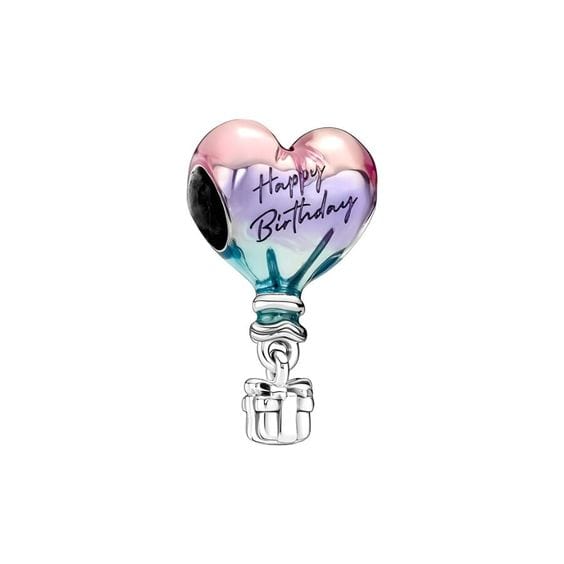 Pangama Jewelry Charm Happy Birthday Hot Air Balloon Charm