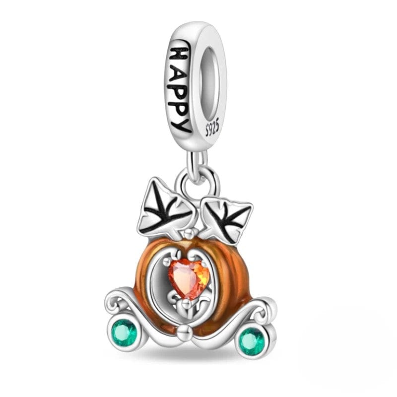 Pangama Jewelry Charm Happy Fairytale Pumpkin Carriage Charm