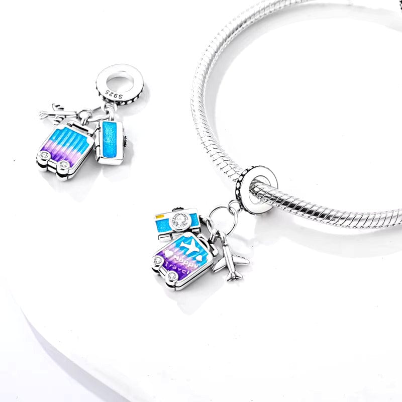 Pangama Jewelry Charm Happy Travel Charm