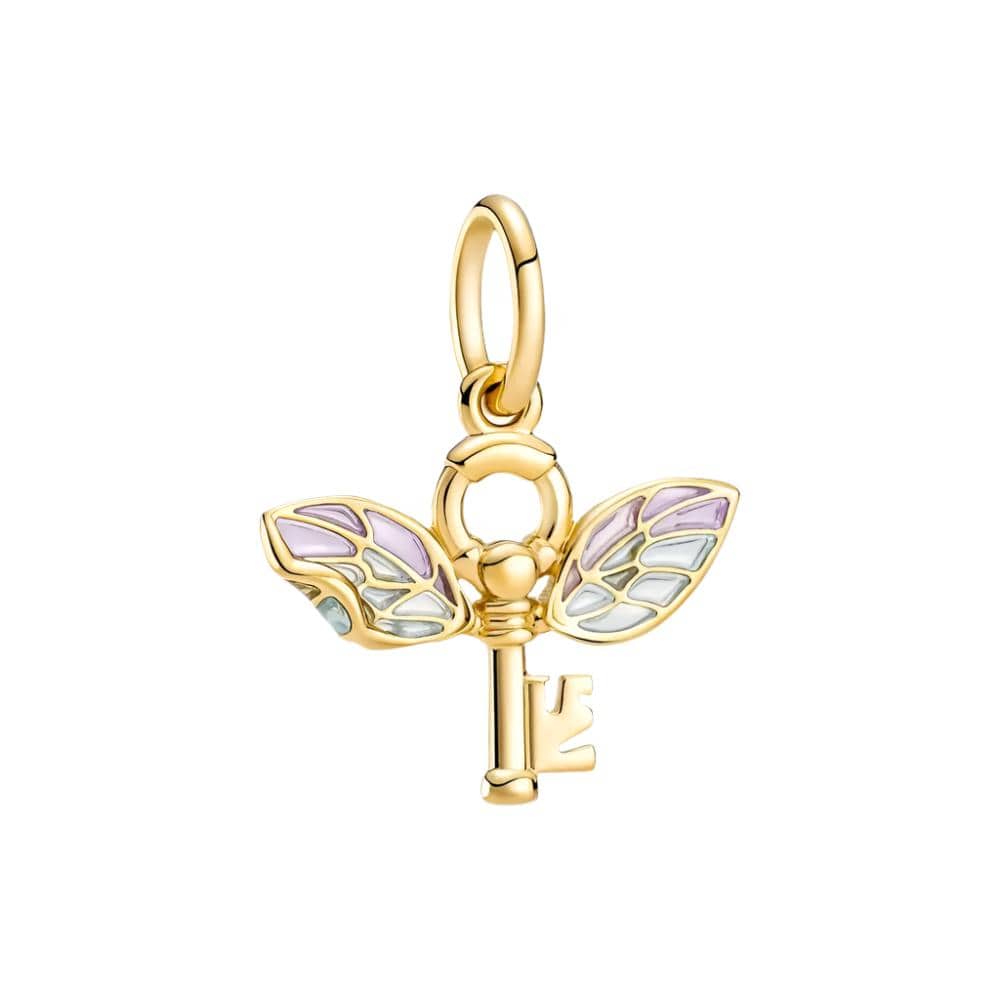 Pangama Jewelry Charm Harry Potter Winged Key Pendant