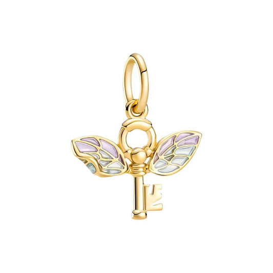 Pangama Jewelry Charm Harry Potter Winged Key Pendant