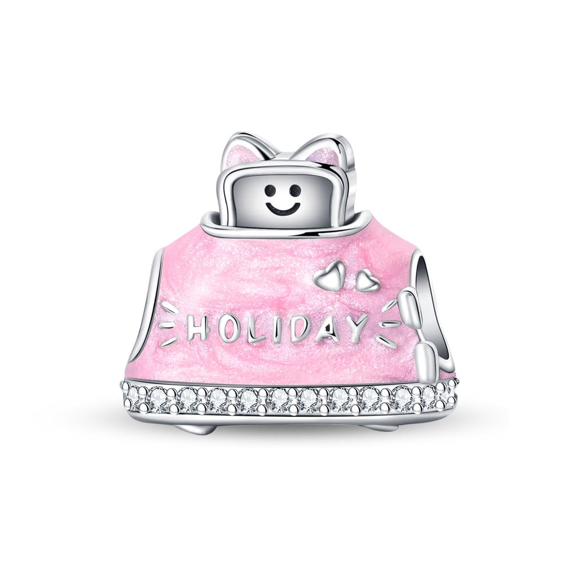 Pangama Jewelry Charm Holiday Pink Hoodie Charm