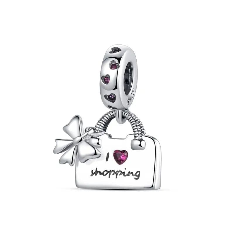 Pangama Jewelry Charm I Love Shopping Charm