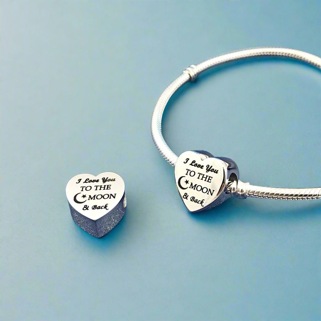 Pangama Jewelry Charm I Love You To The Moon and Back Charm