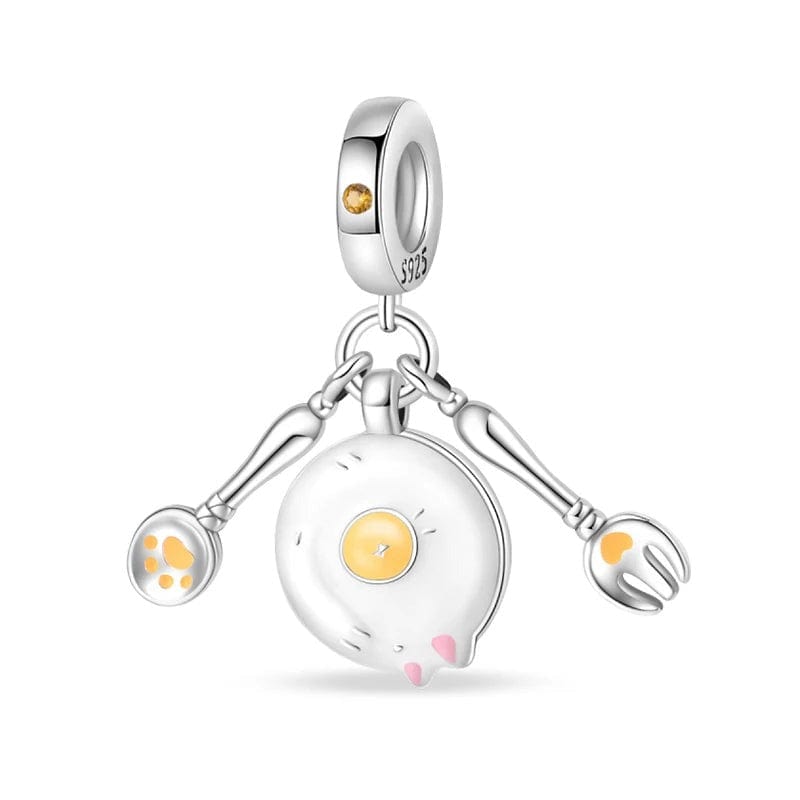 Pangama Jewelry Charm Kitty Utensils Charm