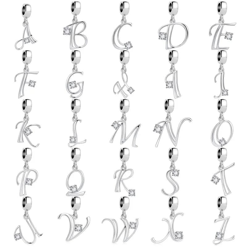 Pangama Jewelry Charm Letter A~Z Alphabet Charm