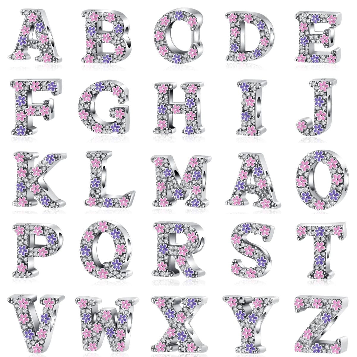 Pangama Jewelry Charm Letter A~Z Alphabet Charm