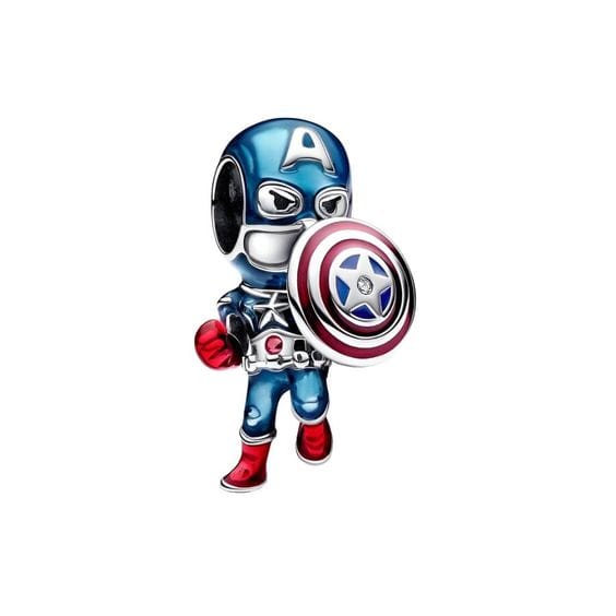 Pangama Jewelry Charm Marvel The Avengers Captain America Charm