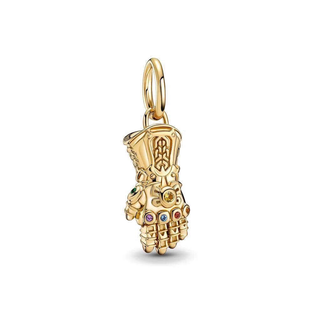 Pangama Jewelry Charm Marvel The Avengers Infinity Gauntlet Dangle Charm