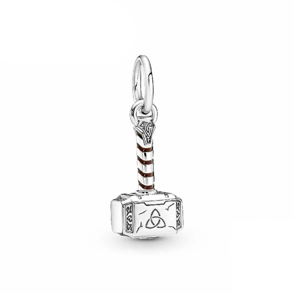 Pangama Jewelry Charm Marvel The Avengers Thor's Hammer Dangle Charm