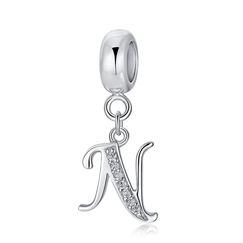 Pangama Jewelry Charm N Letter A~Z Alphabet Charm