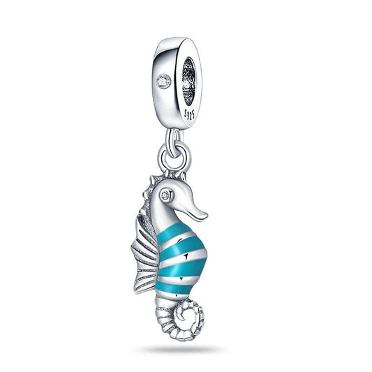 Pangama Jewelry Charm Ocean Seahorse Dangle Charm