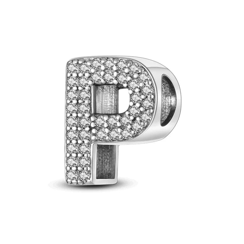 Pangama Jewelry Charm P Letter A~Z Alphabet Charm