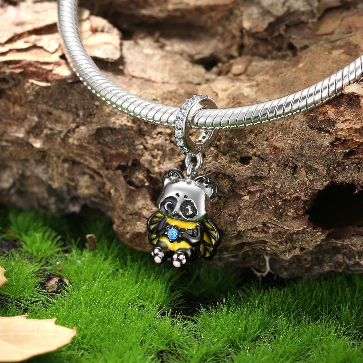 Pangama Jewelry Charm Panda Bee Dangle Charm