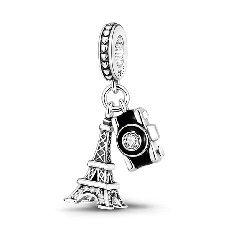 Pangama Jewelry Charm Paris Eiffel Tower Dangle Charm