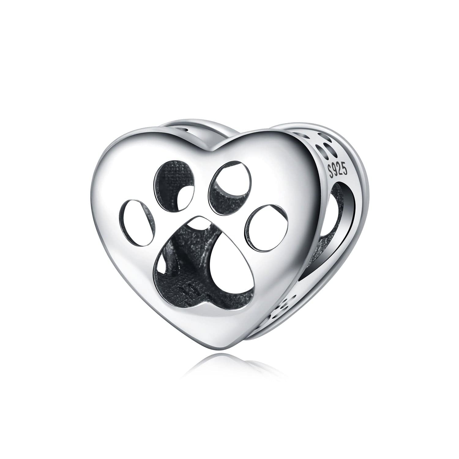 Pangama Jewelry Charm Paw Heart Charm