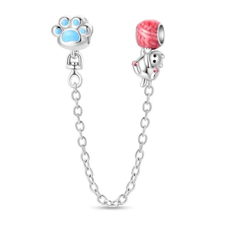 Pangama Jewelry Charm Paw Safety Chain Charm