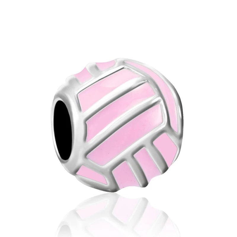 Pangama Jewelry Charm Pink VolleyBall Charm