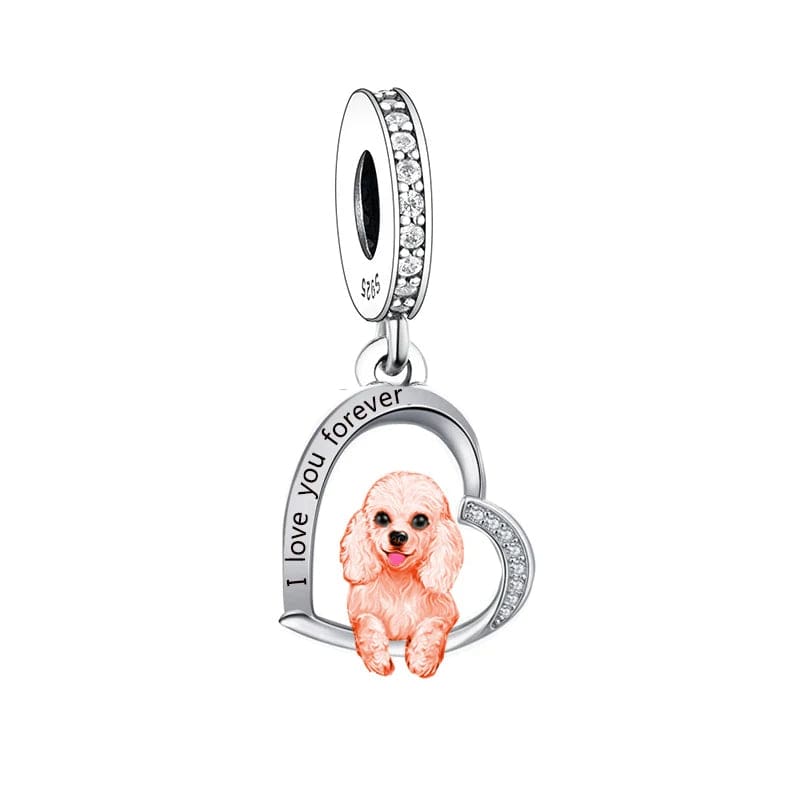 Pangama Jewelry Charm Poodle Dog Charm