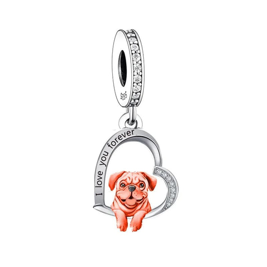 Pangama Jewelry Charm Pug Dog Charm