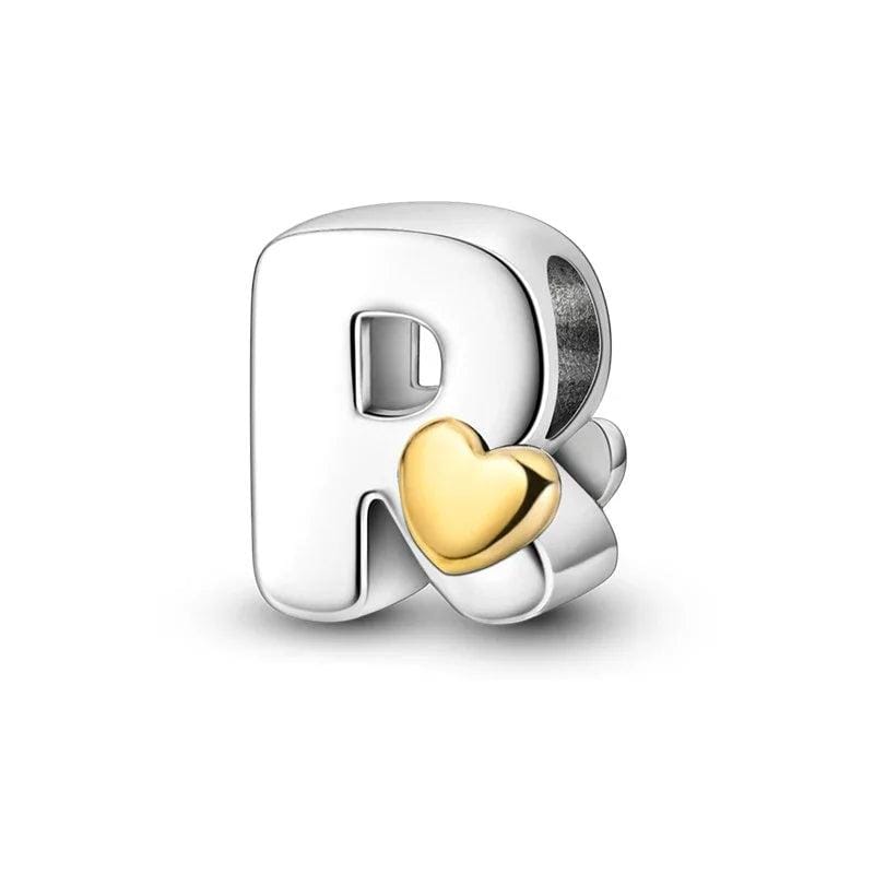 Pangama Jewelry Charm R Letter A~Z Alphabet Charm