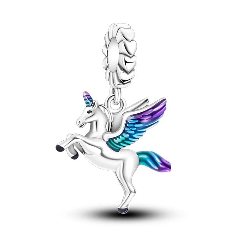 Pangama Jewelry Charm Rainbow Unicorn Charm