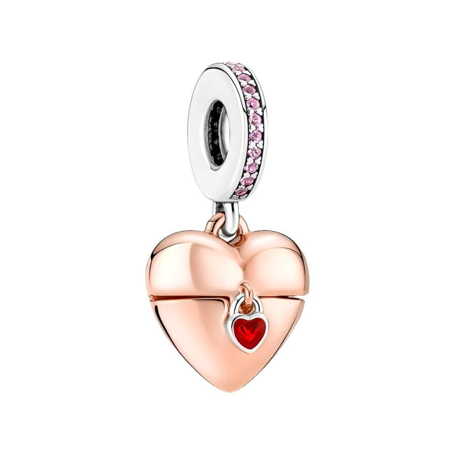 Pangama Jewelry Charm Reveal Your Love Heart Locket Pendant Charm