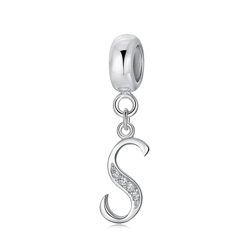 Pangama Jewelry Charm S Letter A~Z Alphabet Charm