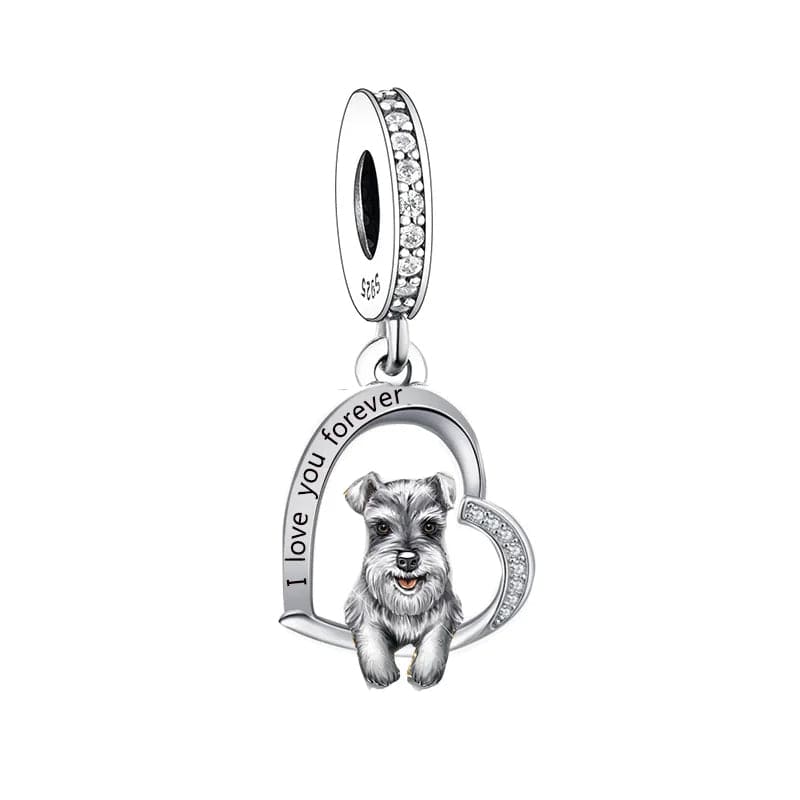 Pangama Jewelry Charm Schnauzer Dog Charm