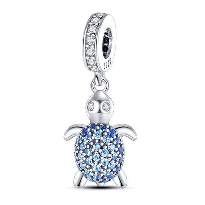 Pangama Jewelry Charm Sea Turtle Ocean Tortoise Dangle Charm