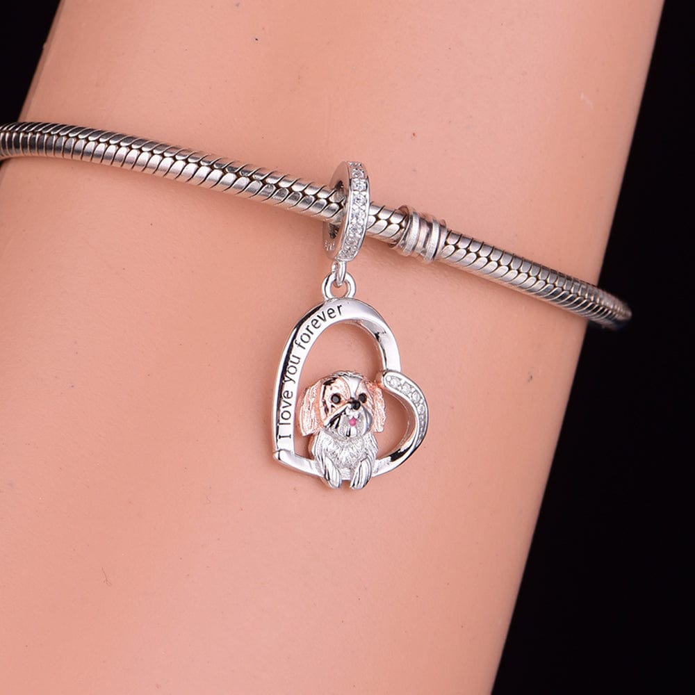 Pangama Jewelry Charm Shih Tzu Dangle Dog Charm