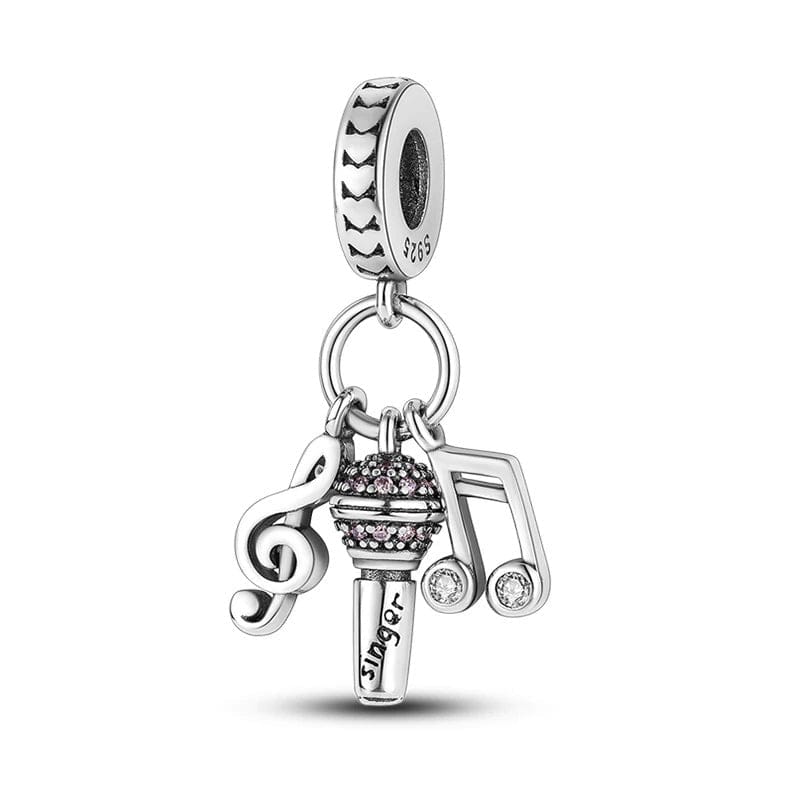 Pangama Jewelry Charm Singer Note Charm