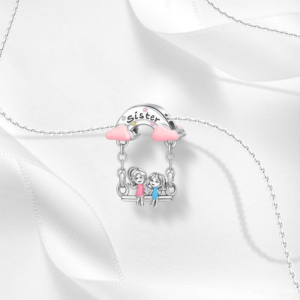 Pangama Jewelry Charm Sister Swing Charm – Celebrating Sisterhood