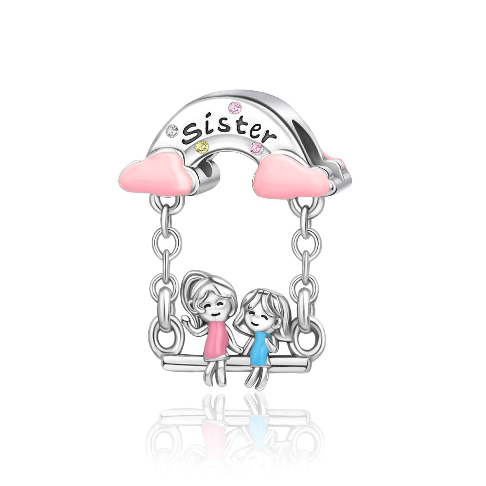 Pangama Jewelry Charm Sister Swing Charm – Celebrating Sisterhood