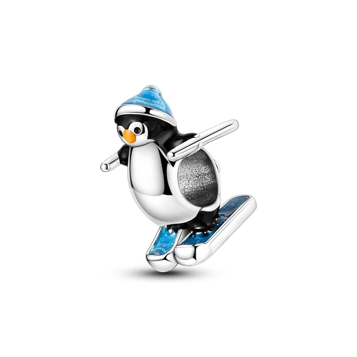 Pangama Jewelry Charm Skiing Penguin Charm