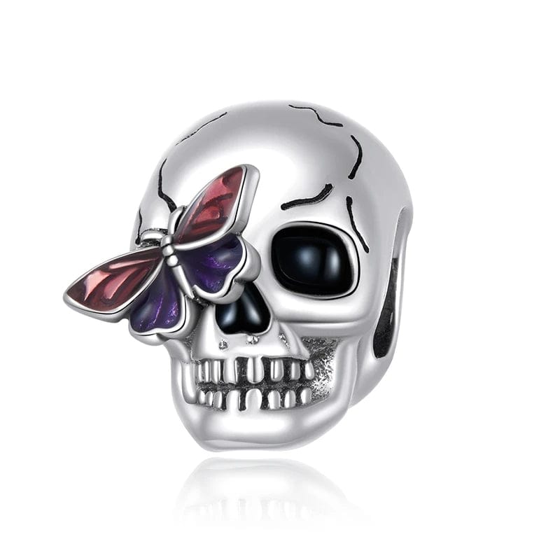 Pangama Jewelry Charm Skull & Butterfly Charm