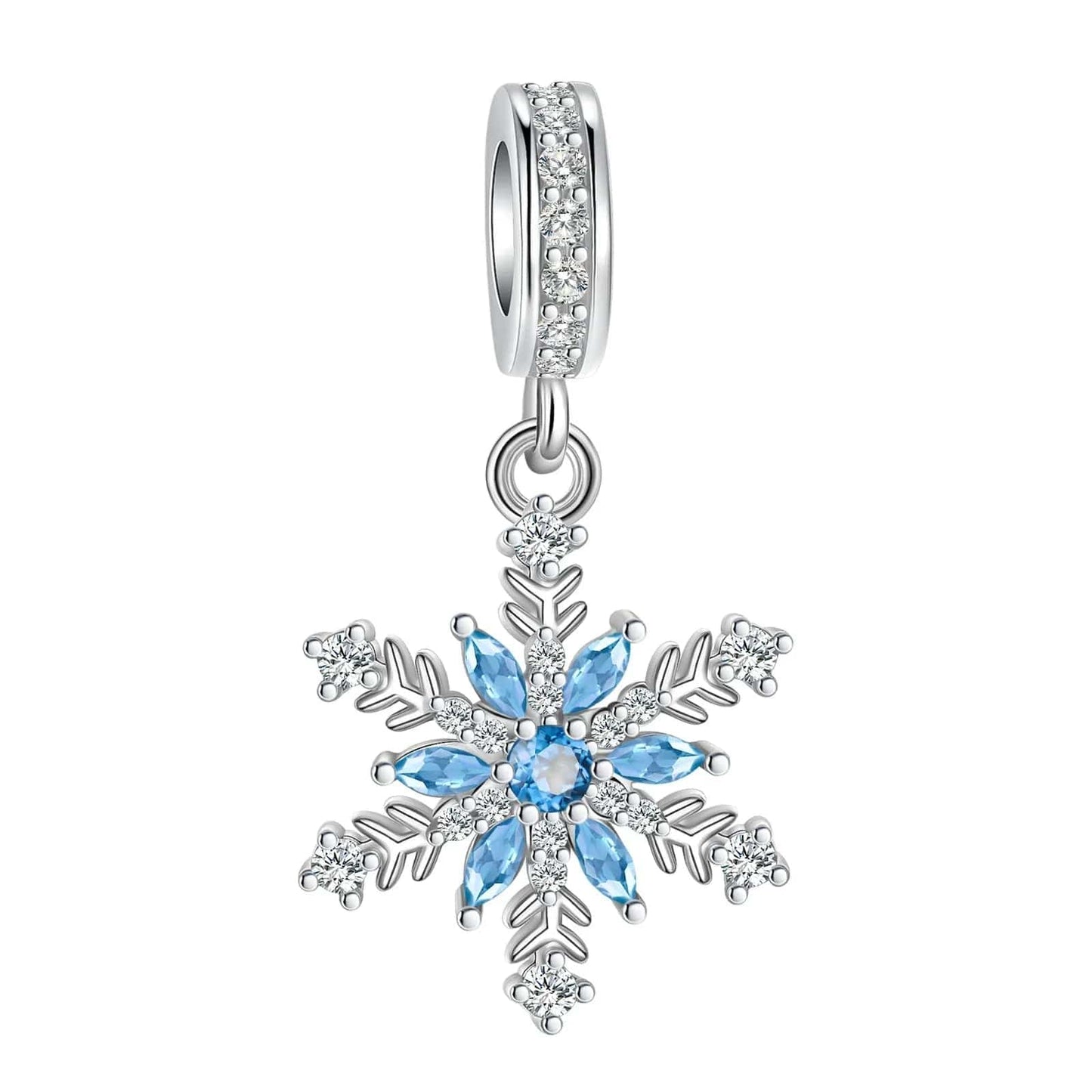 Pangama Jewelry Charm Snowflake Dangle Charm