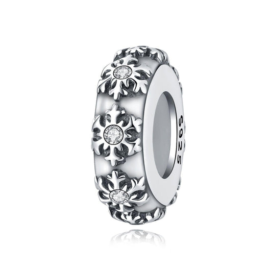 Pangama Jewelry Charm Snowflake Spacer Charm