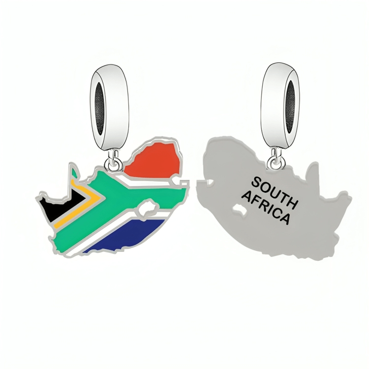 Pangama Jewelry Charm South Africa Map Dangle Charm