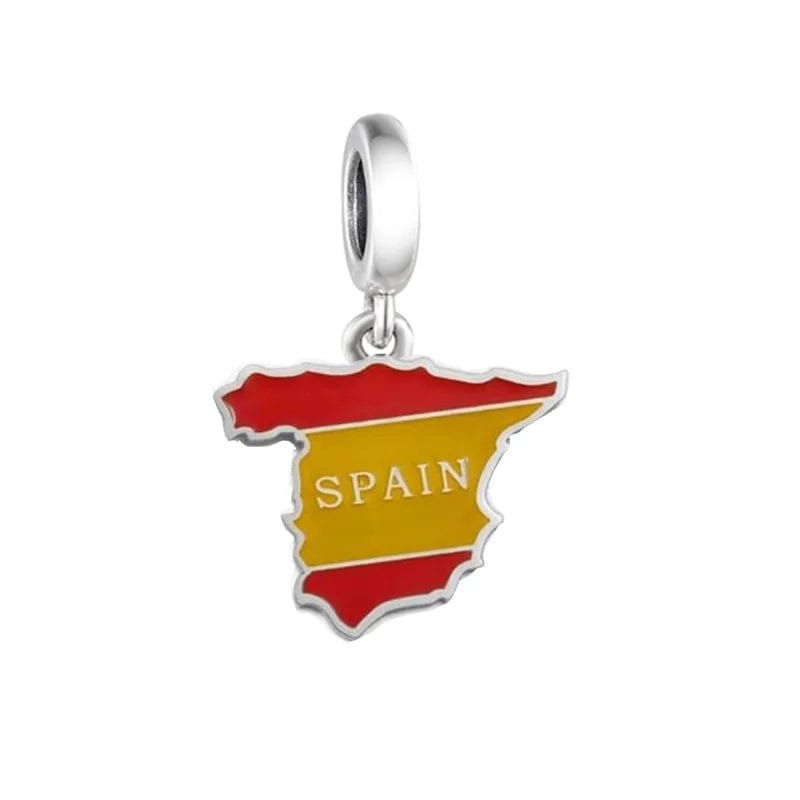 Pangama Jewelry Charm Spain Map Dangle Charm