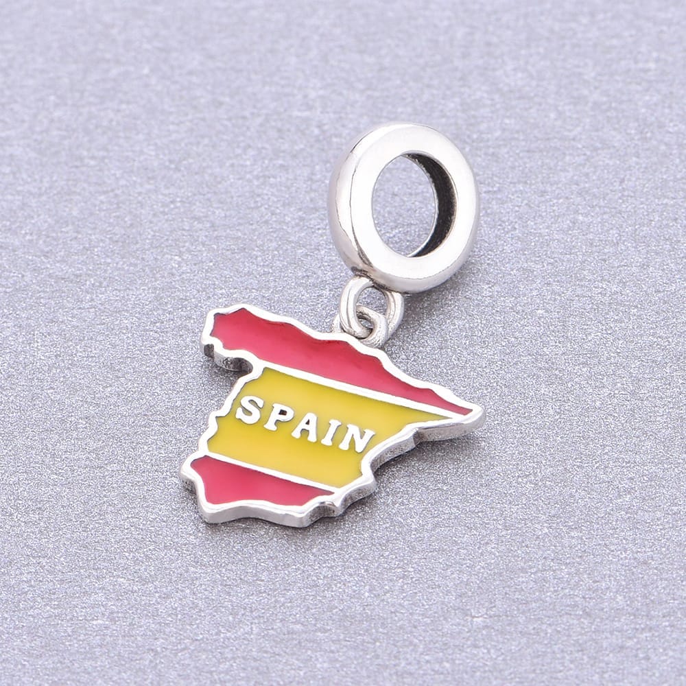 Pangama Jewelry Charm Spain Map Dangle Charm