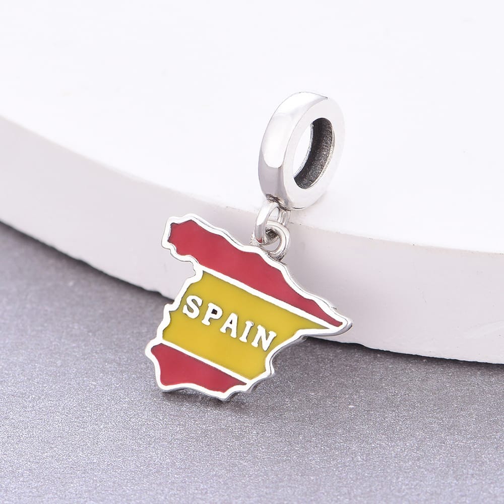 Pangama Jewelry Charm Spain Map Dangle Charm