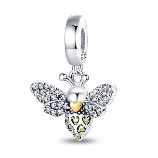 Pangama Jewelry Charm Sparkling Bee Charm