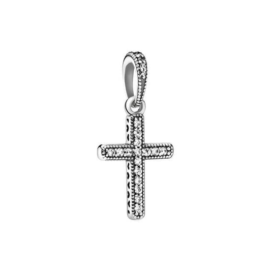 Pangama Jewelry Charm Sparkling Cross Pendant