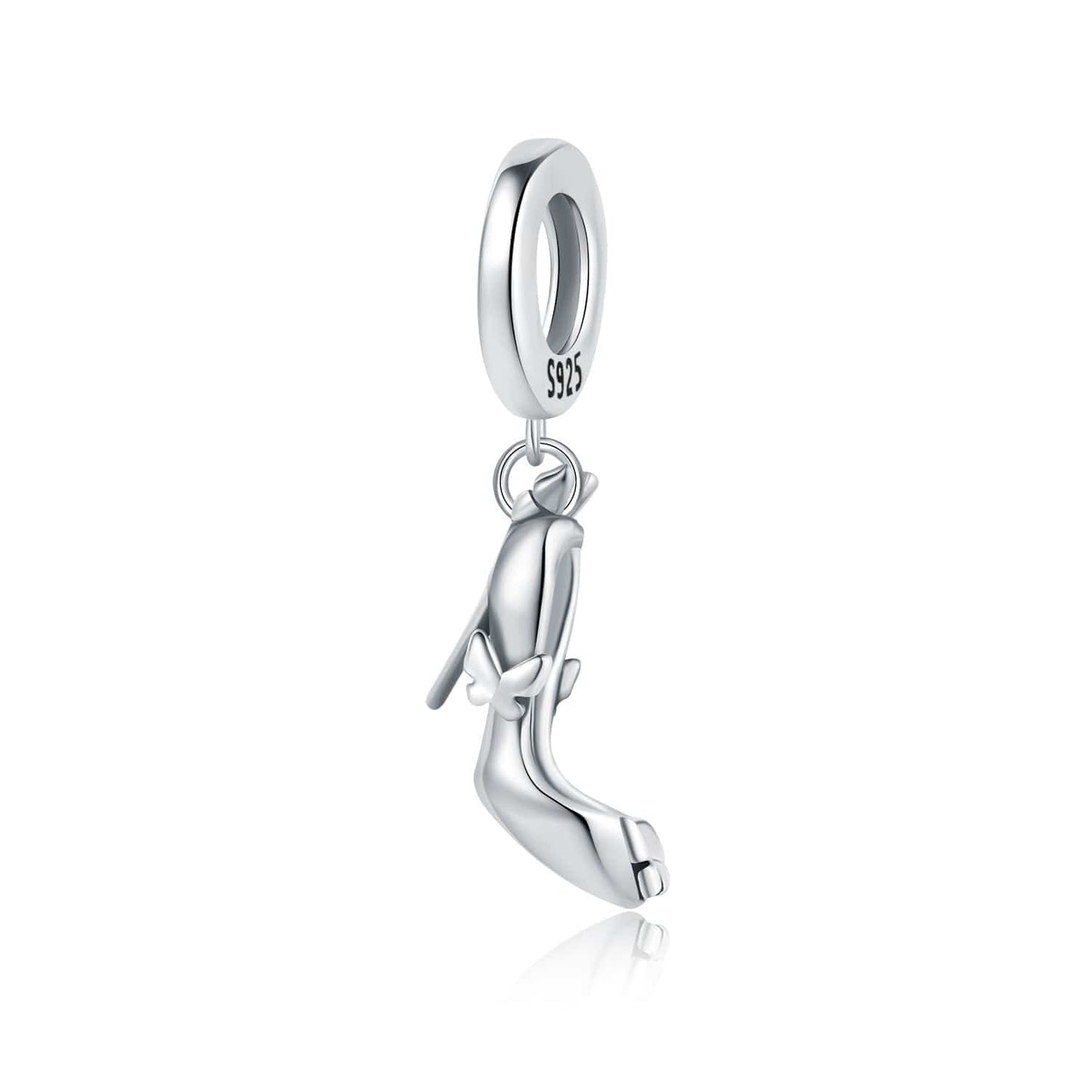 Pangama Jewelry Charm Sparkling High Heel Shoe Charm