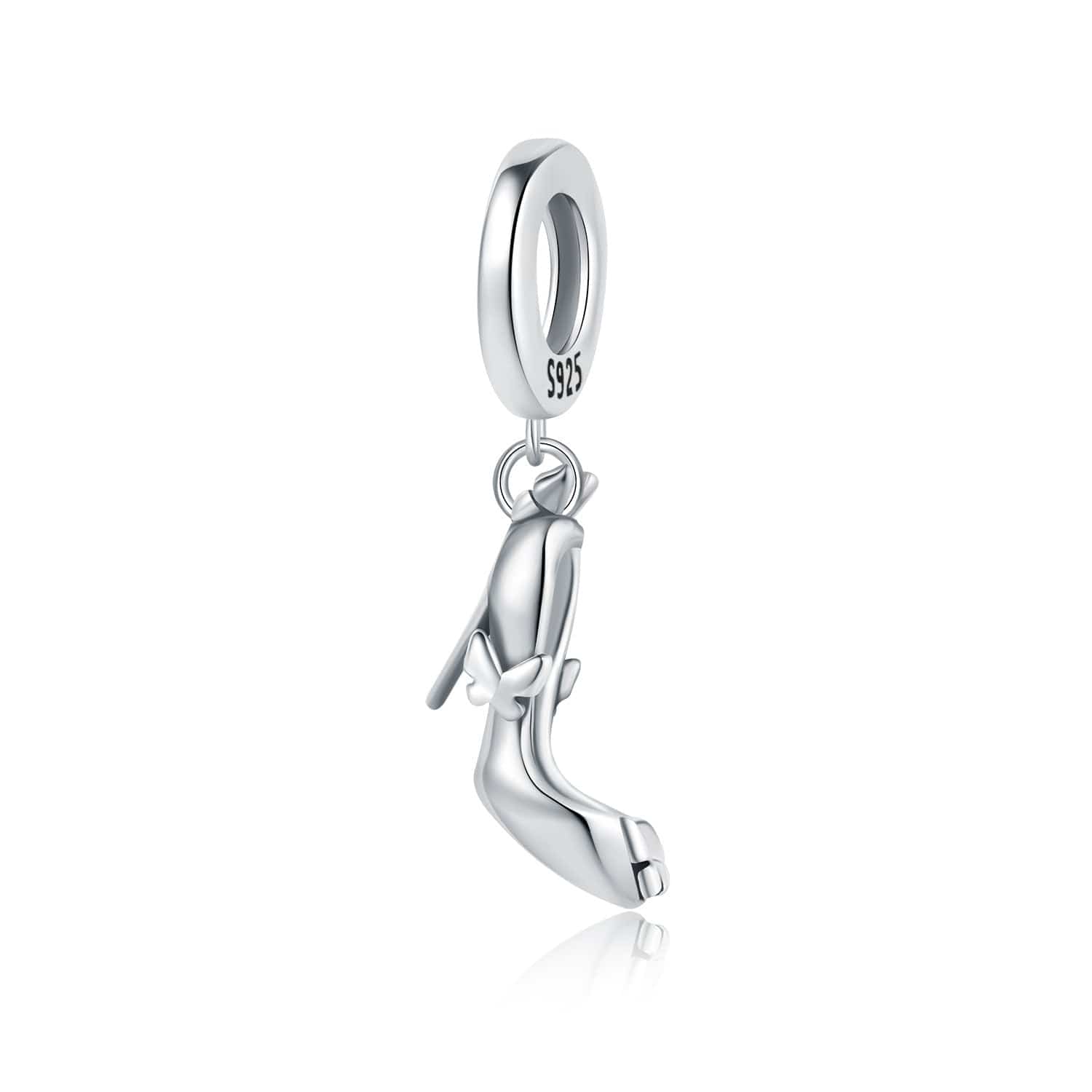 Pangama Jewelry Charm Sparkling High Heel Shoe Charm