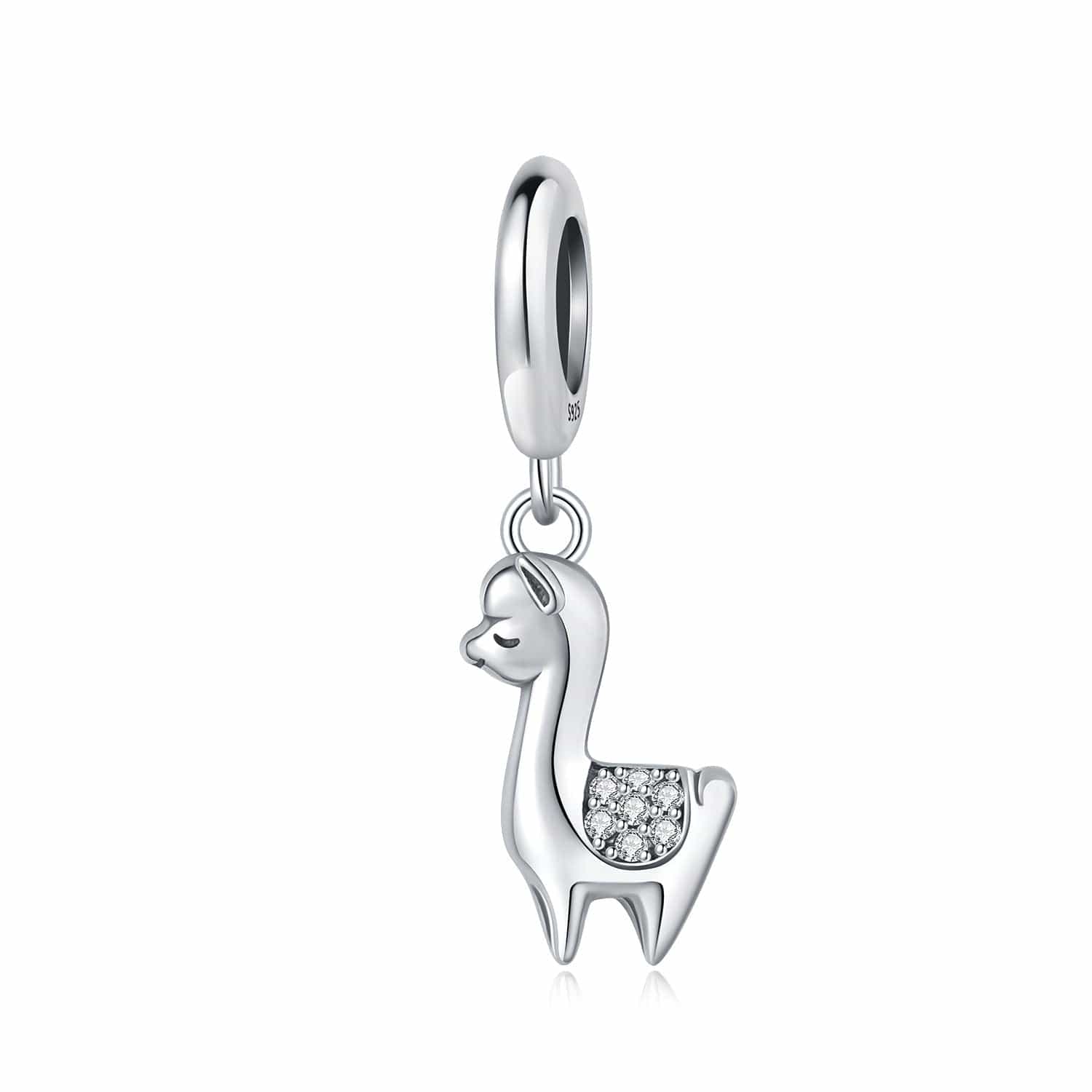 Pangama Jewelry Charm Sparkling Llama Dangle Charm