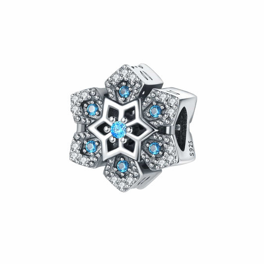 Pangama Jewelry Charm Sparkling Snowflake Pavé Charm