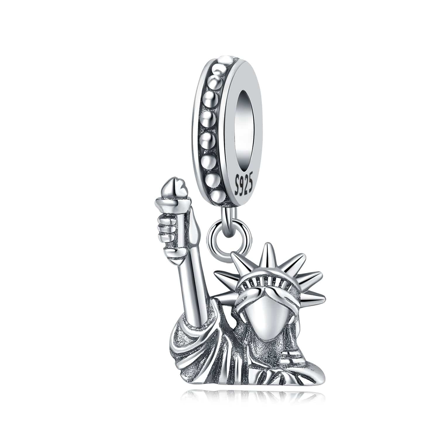 Pangama Jewelry Charm Statue of Liberty Dangle Charm